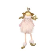 ANGEL IN PINK FLUFFY SKIRT DECORATION